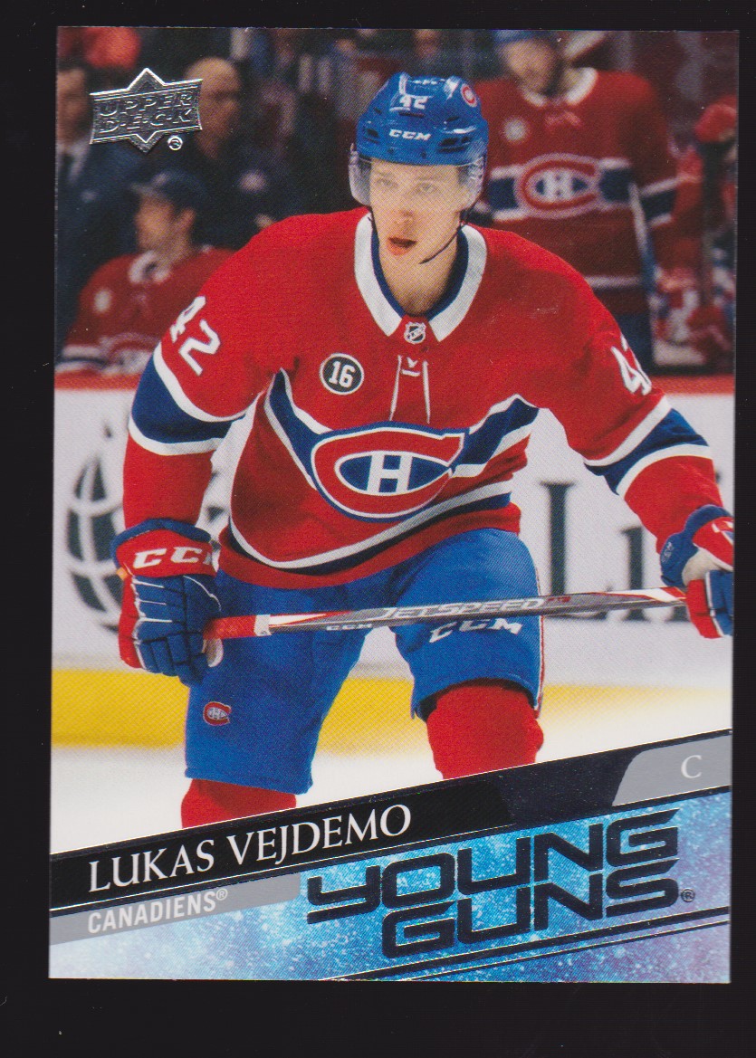 (image for) 2020-21 Upper Deck #490 Lukas Vejdemo YG RC
